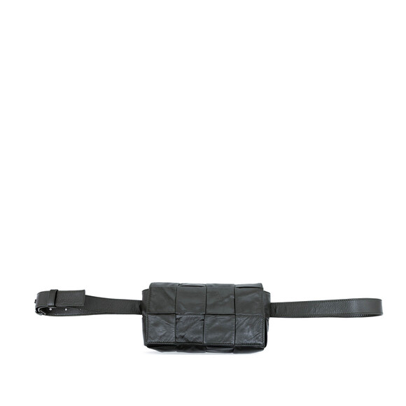 Bottega Veneta Handbags - Pre-Loved Bottega Veneta Paper Calfskin Intrecciato Cassette Belt Bag